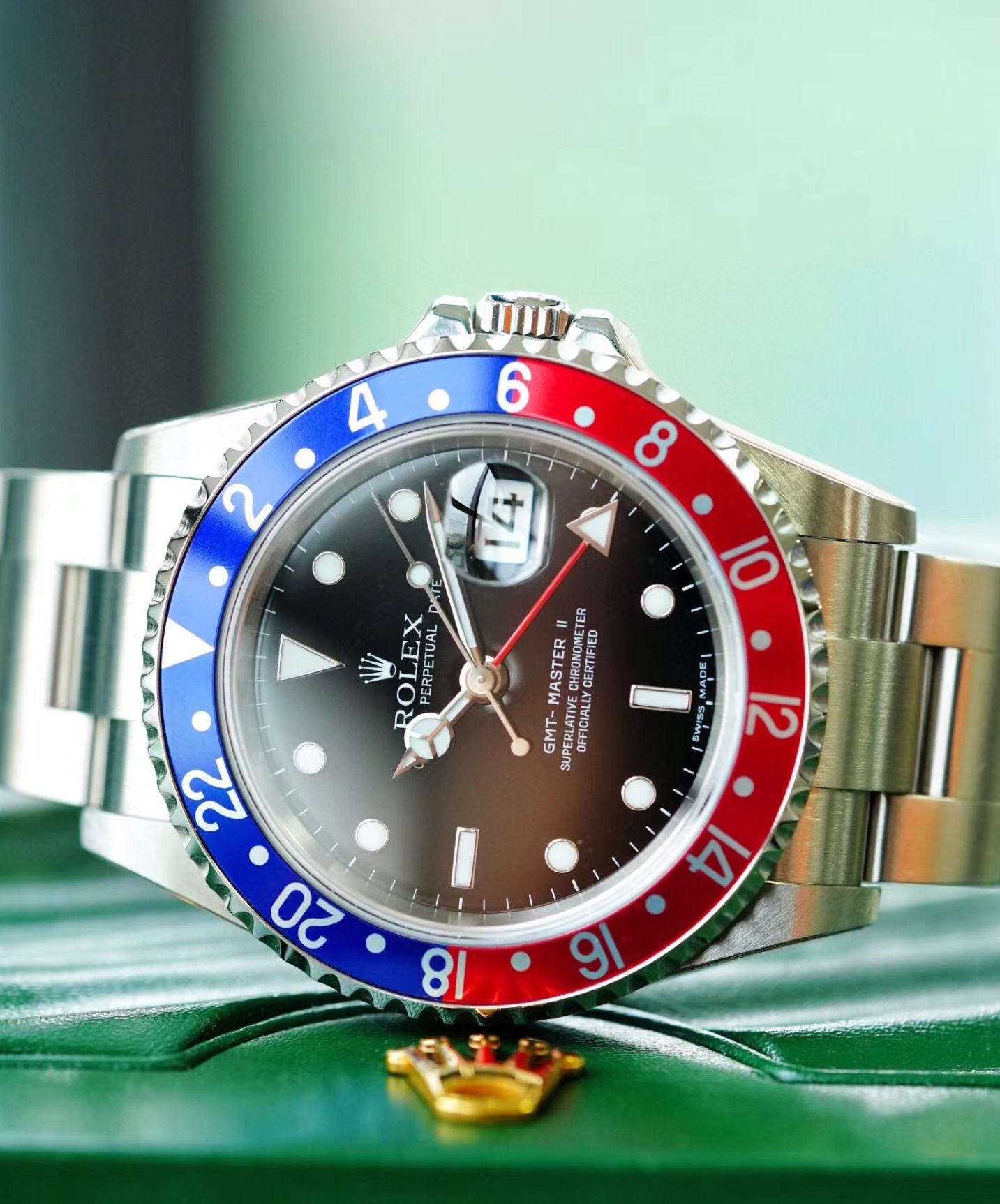 Rolex GMT II Swiss Watch Cola Ring Automatic Mechanical Men's Watch 